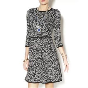Yoana Baraschi Techno Flower Floral Knit Dress